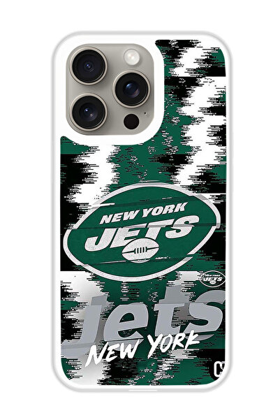 Theodor غطاء حماية لجهاز أبل آيفون 15 برو جيتس (مصد أبيض)