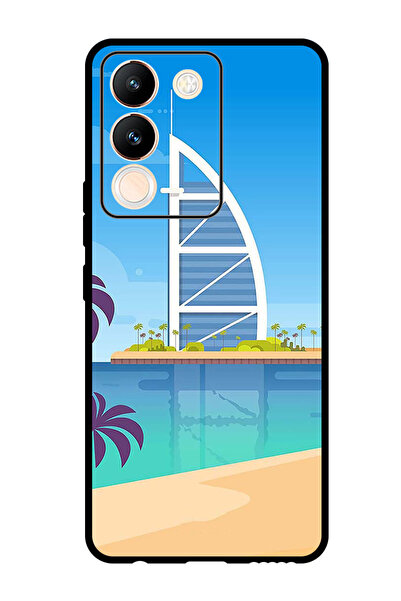 Theodor غطاء حماية مضاد للخدش والصدمات لهاتف Vivo V29e Tower (صورة توضيحية)