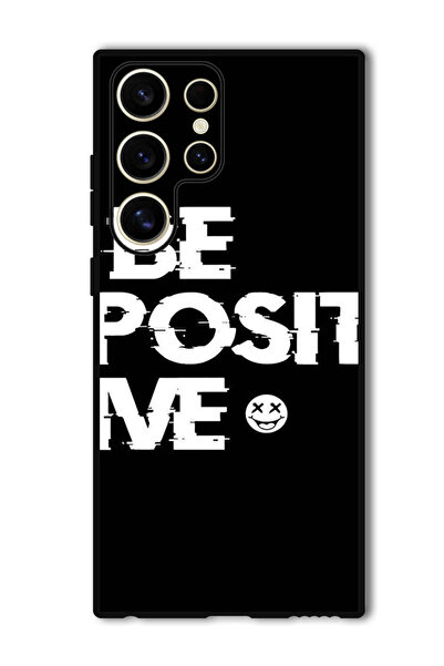 Theodor جراب واقٍ مضاد للخدش والصدمات لهاتف Samsung Galaxy S24 Ultra كن إيجابيًا