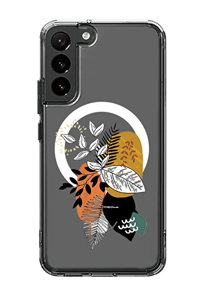 Theodor غلاف لهاتف Samsung Galaxy S23 مقاس 6.1 بوصة، متوافق مع MagSafe، جراب مقاوم للصدمات وممتص للصدمات على شكل أوراق