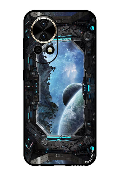 Theodor جراب واقٍ مضاد للخدش والصدمات لهاتف Huawei Nova 12 Pro Space View