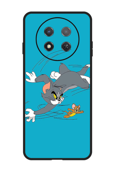 Theodor جراب واقٍ مضاد للخدش والصدمات لهاتف هواوي إنجوي 60X توم وجيري