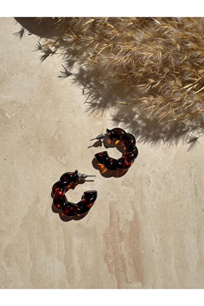 AJE JEWELRY ÖZEL SERİ BURGU LEOPAR KÜPE