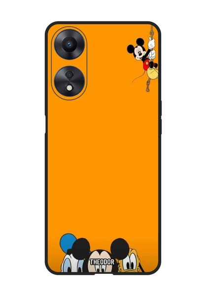 Theodor جراب واقٍ مضاد للخدش والصدمات لهاتف Oppo F23 5G (رسوم متحركة)