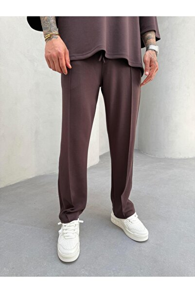 KağanKY Brown Oysho Fabric Baggy Pants