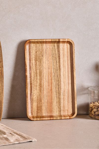Perotti Acacia Presentation Plate 28X18 cm