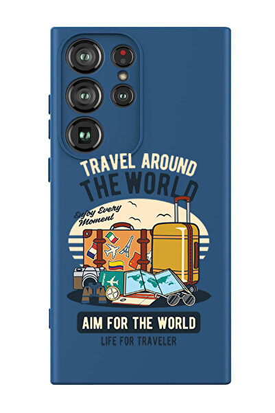 Theodor غطاء حماية سيليكون سائل مقاوم للصدمات لهاتف سامسونج جالاكسي S24 ألترا...