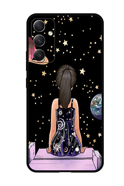 Theodor جراب واقٍ مضاد للخدش والصدمات لهاتف Samsung Galaxy A05s فتاة تشاهد ال...