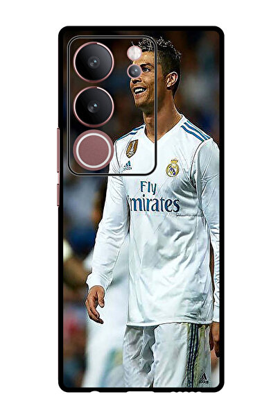 Theodor جراب واقٍ مضاد للخدش والصدمات لهاتف Vivo S17 - S17 Pro رونالدو مبتسمًا