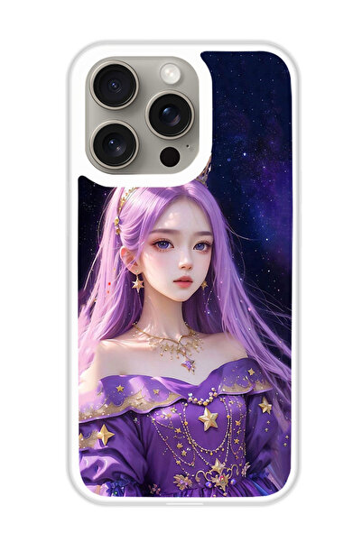 Theodor غطاء حماية لهاتف أبل آيفون 15 برو برينسيس 1 (مصد أبيض)