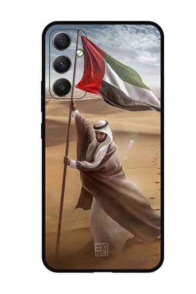 Theodor جراب حماية لهاتف سامسونج جالاكسي A05s علم الشيخ زايد الصحراوي