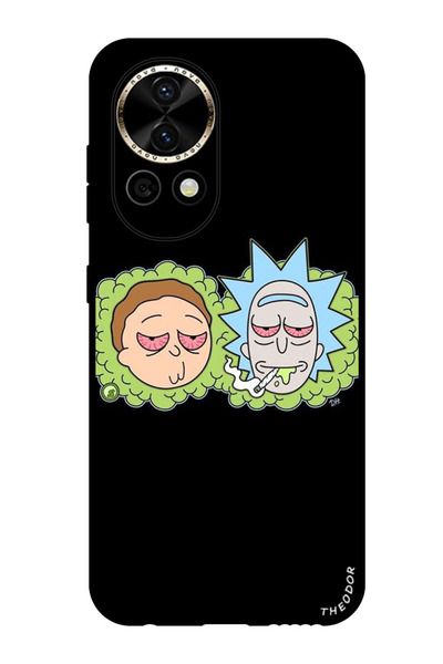 Theodor جراب واقٍ مضاد للخدش والصدمات لهاتف هواوي نوفا 12 برو، ريك ريد آيز