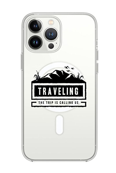 Theodor غلاف لهاتف iPhone 14 Pro Max متوافق مع MagSafe، غطاء ممتص للصدمات للهاتف، نسخة سفر