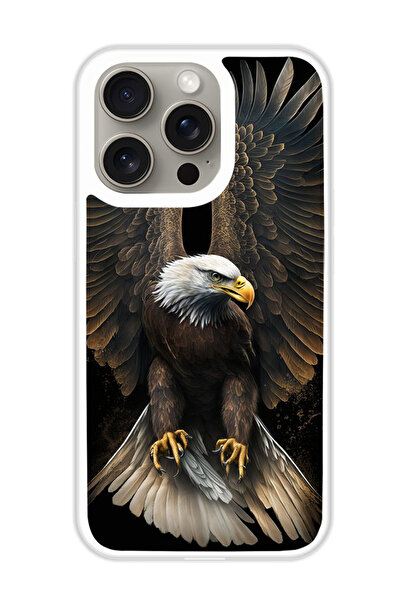 Theodor غطاء حماية لهاتف أبل آيفون 15 برو ماكس إيجل 2 (مصد أبيض)