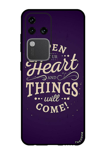 Theodor جراب واقٍ مضاد للخدش والصدمات لهاتف Vivo S18 Pro افتح قلبك