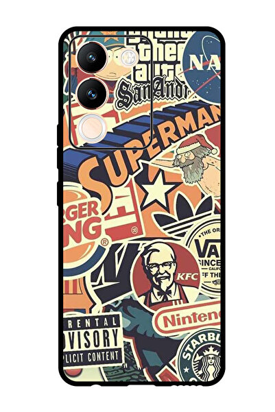 Theodor جراب واقٍ مضاد للخدش والصدمات لهاتف Vivo Y200 Superman