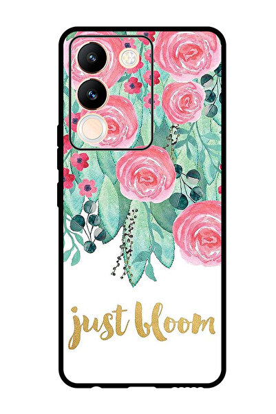 Theodor جراب واقٍ مضاد للخدش والصدمات لهاتف Vivo V29e Just Bloom