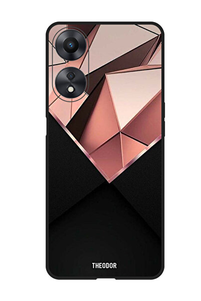 Theodor جراب واقٍ مضاد للخدش والصدمات لهاتف Oppo A1 5G باللون الوردي الماسي (1)