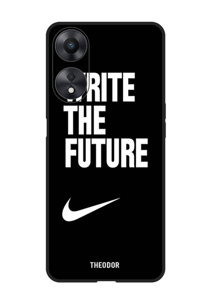 Theodor جراب واقٍ مضاد للخدش والصدمات لهاتف Oppo F23 5G اكتب المستقبل