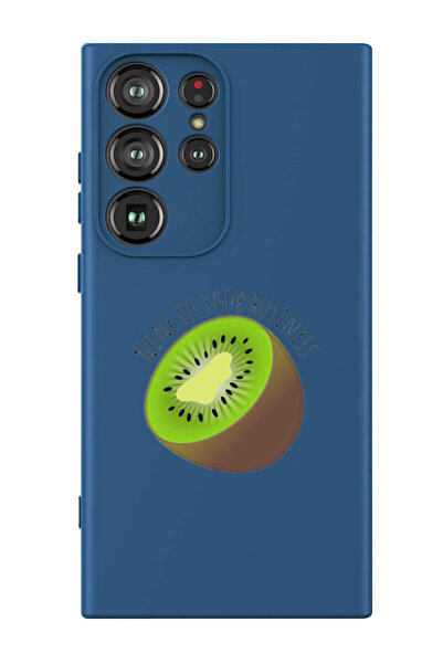 Theodor غطاء حماية سيليكون سائل لهاتف سامسونج جالاكسي S24 ألترا (أزرق) - ليس ...