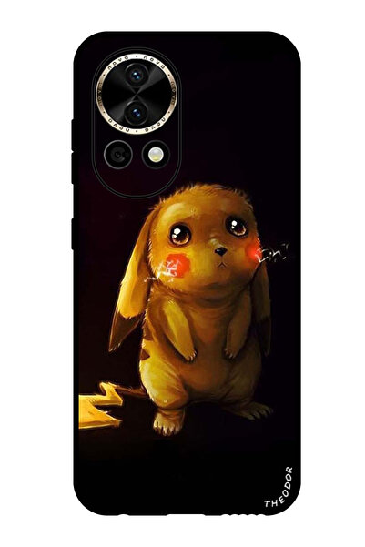 Theodor جراب واقٍ مضاد للخدش والصدمات لهاتف هواوي نوفا 12 ألترا، تصميم كرتوني أصفر لطيف