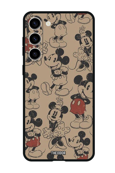 Theodor جراب واقٍ مضاد للخدش والصدمات لهاتف Samsung Galaxy S23 FE ميكي ديزني