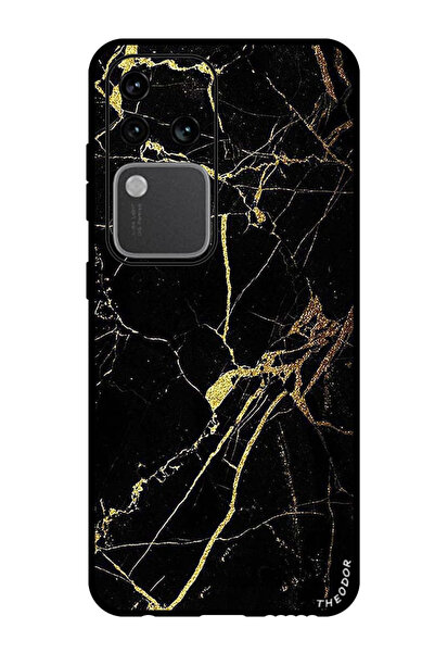 Theodor جراب واقٍ مضاد للخدش والصدمات لهاتف Vivo S18 Pro بملمس رخامي