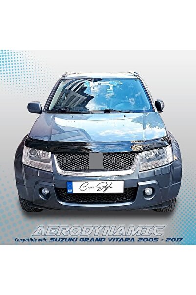 Lumi LUXURY Deflector capota negru lucios compatibil Suzuki Grand Vitara 2005-2017 Cod: 29011 / DEF4