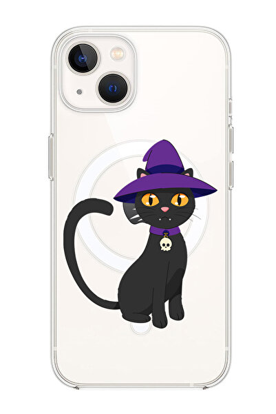 Theodor غلاف لهاتف iPhone 14 متوافق مع MagSafe، جراب مقاوم للصدمات، قبعة قطة ...