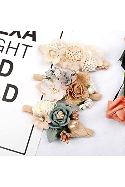 erorex Floral Headbands Set Baby Girls Nylon Infant Flower Elastic Hair Band Bows Wraps Newborn Toddler