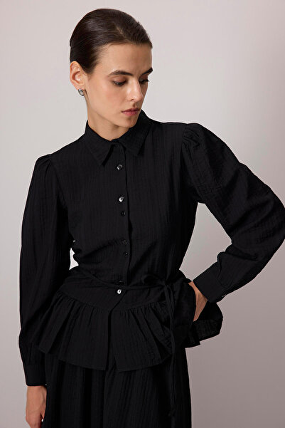 Touché Privé Flange Shirt Skirt Set