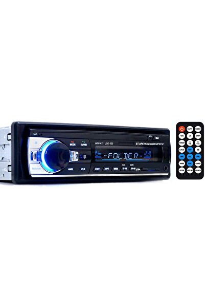 erorex جهاز استقبال راديو السيارة الصوتي بمنفذ USB/SD/Mp3، وجهاز تحكم عن بعد يعمل بالبلوتوث بدون استخدام اليدين، أسود مقاس 1 دين، أسود