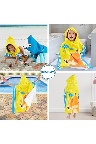 erorex Hooded Baby Towel Baby Beach Towels Thicker Hooded Beach Bath Towel Washcloths Ultra Absorbent