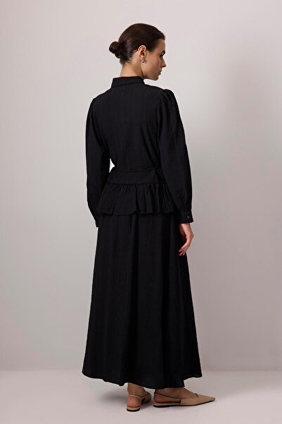 Touché Privé Flange Shirt Skirt Set