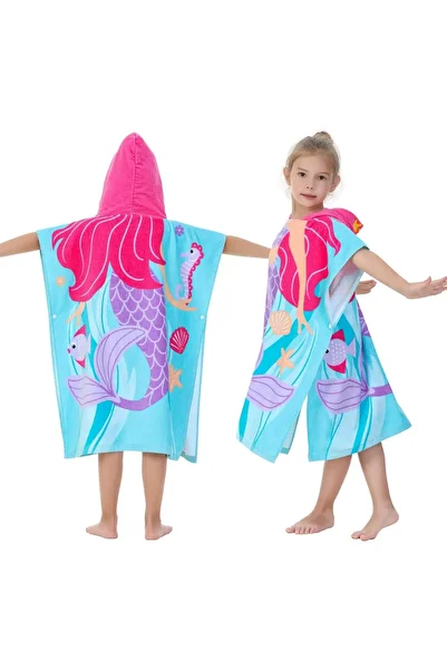 erorex Kids Bath Towel 1 6 Years Toddler Hooded Towel Baby Bath Towel Hooded Boys Girls Kids Bath Pool