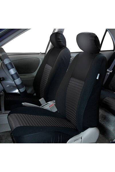 erorex Car Seat Covers Full Set Black 3D Air Mesh - Universal Fit, Automotive Seat Covers, Low Back Front