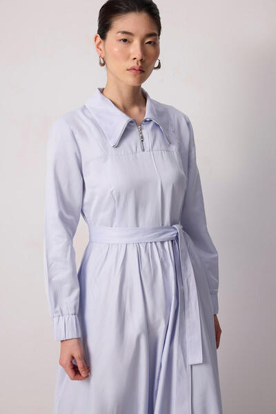 Touché Privé COLLAR ZIPPER DRESS