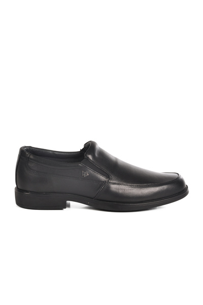 Aspor Black Genuine Leather Men's Classic Shoes