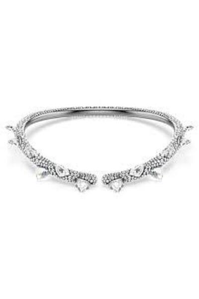 Swarovski 5723286 Sublima Choker, White, Ruthenium Plated