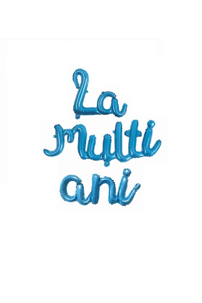 SDX Market Set de 3 baloane folie metalică, „La mulți ani”, scris de mână, al...