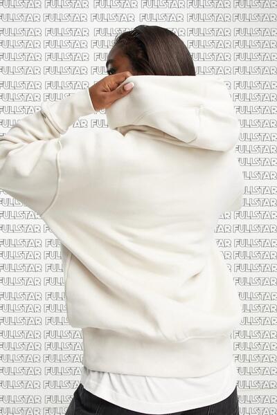Nike Swoosh Phoenix Oversized Hoodie Oversized Hooded Sweatshirt Cream