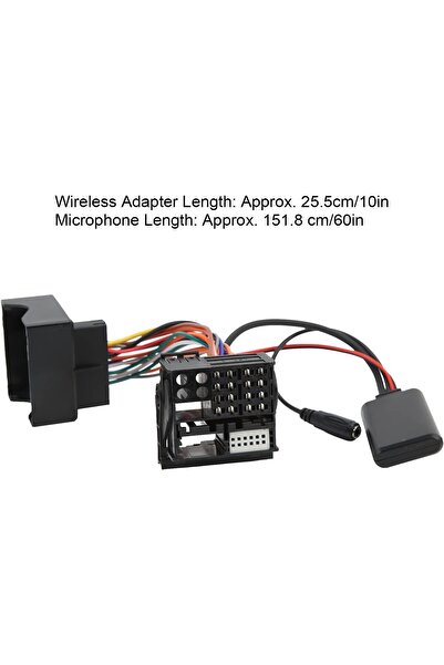 erorex Bluetooth Handsfree Audio Radio Music Adapter Aux- Cable - Wireless Bluetooth 5.0 Audio Aux Input