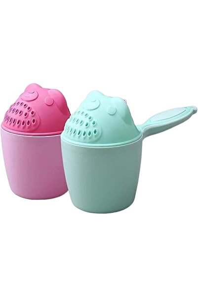 erorex 2Pcs Baby Bath Rinse Cup Shampoo Rinser Shower Sprinkler Spoon Bathroom Accessories Baby Tub Wash