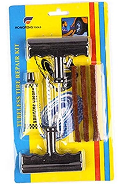 erorex Car Auto Tubeless Tire Puncture Plug Repair Tool Kit Car Tire Repairing Set