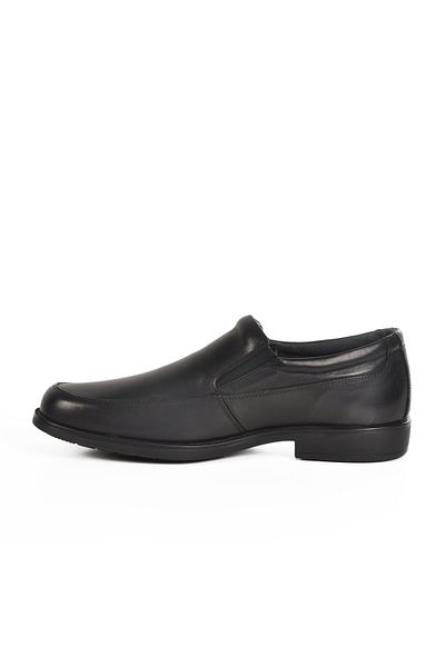 Aspor Black Genuine Leather Men's Classic Shoes
