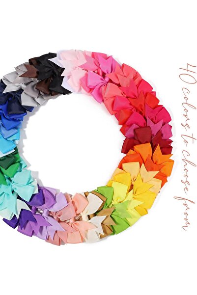 erorex 40 Piece Girls Kids Ribbon Hairpin