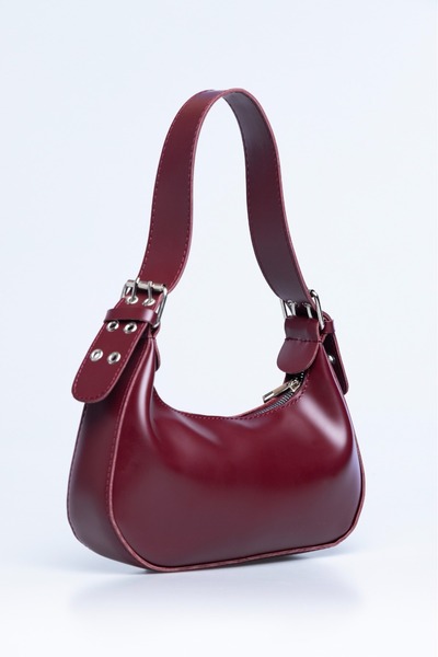 Zenvia Geantă de mână/umăr mată, de dimensiune medie, cu fermoar frontal și c...