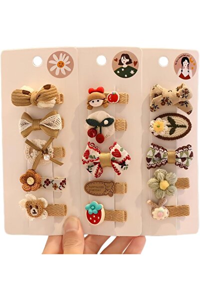 erorex 5 Pcs Cute Hair Clips Girls Super Cute Baby Clips That Won'T Hurt Your Hair Candy Rainbow Baby Girl