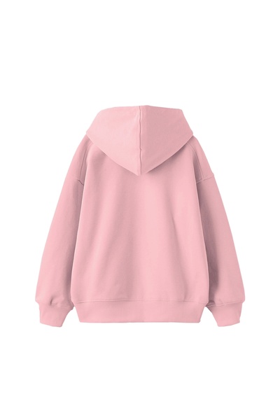 Sekizbiraltı Pink Panther V2 Printed Oversize Unisex Pink Hoodie