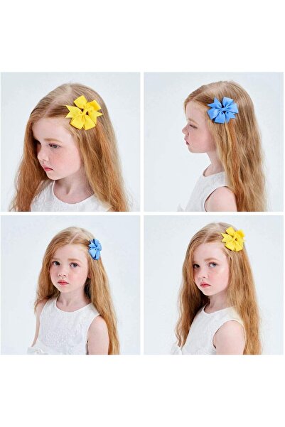 erorex 60Pcs 3 Inches Boutique Grosgrain Ribbon Pinwheel Hair Bows Hair Bow Clips Barrettes Girl Teens